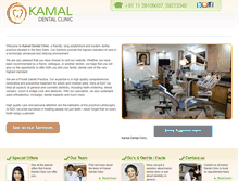 Tablet Screenshot of kamaldentalclinic.com